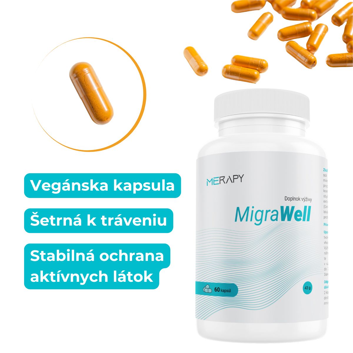 Merapy MigraWell 60 kapsúl