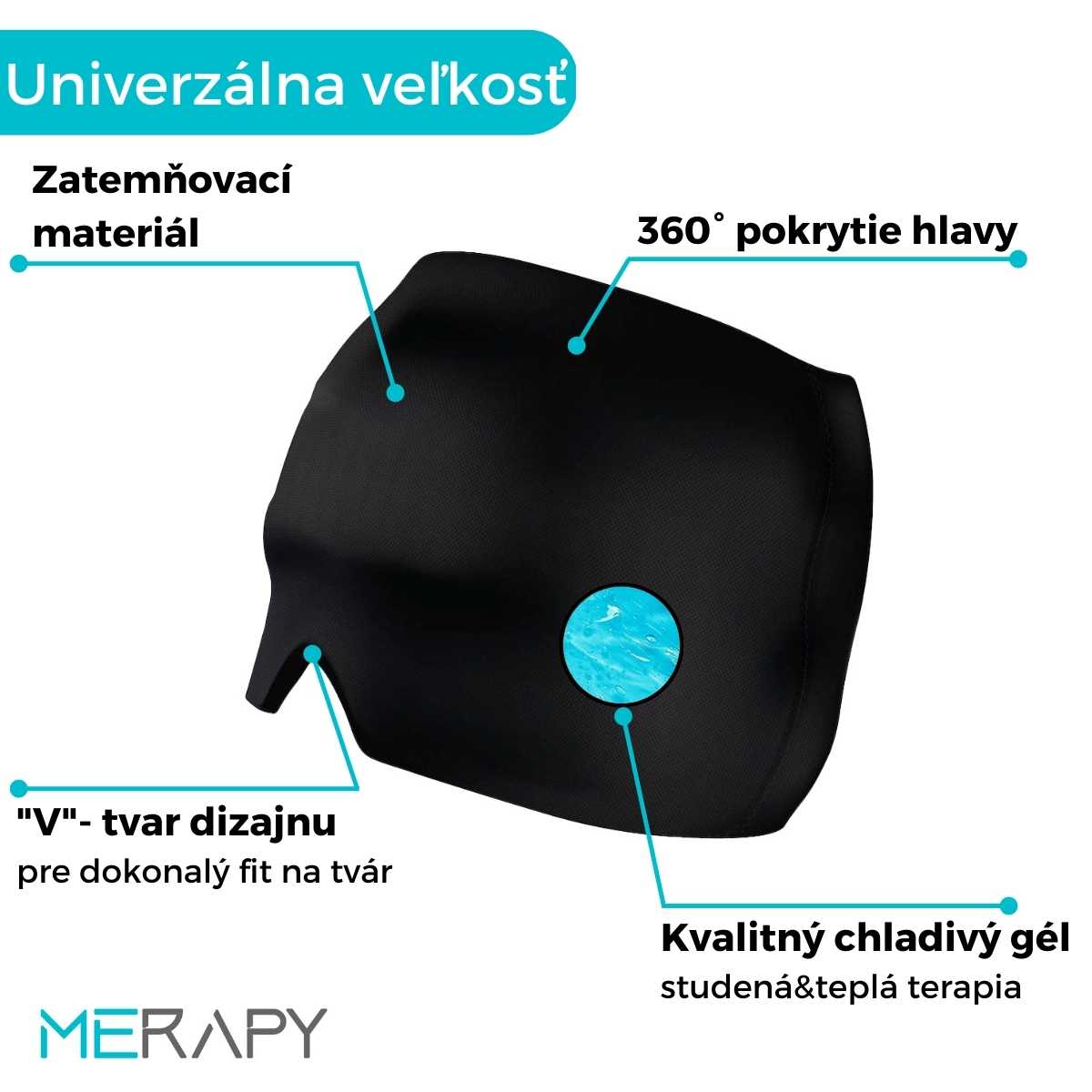 Čiapka na migrénu a bolesť hlavy - Headmask