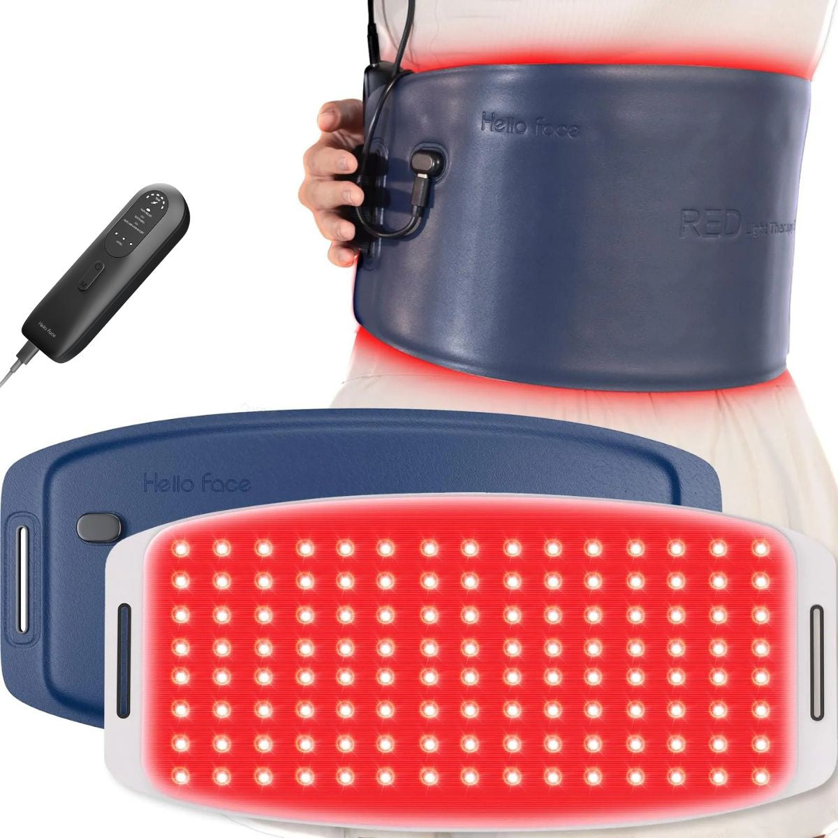 Merapy Bedrový Pás s červeným svetlom