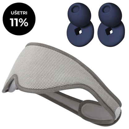 Maska na spanie + Štuple do uší
